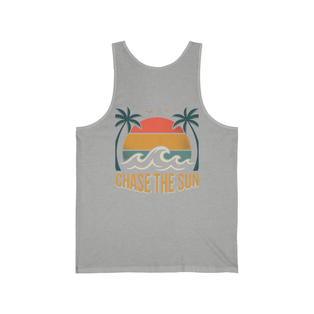 Endless Summer Tank Top — "Chase the Sun" Vintage Surf Graphic