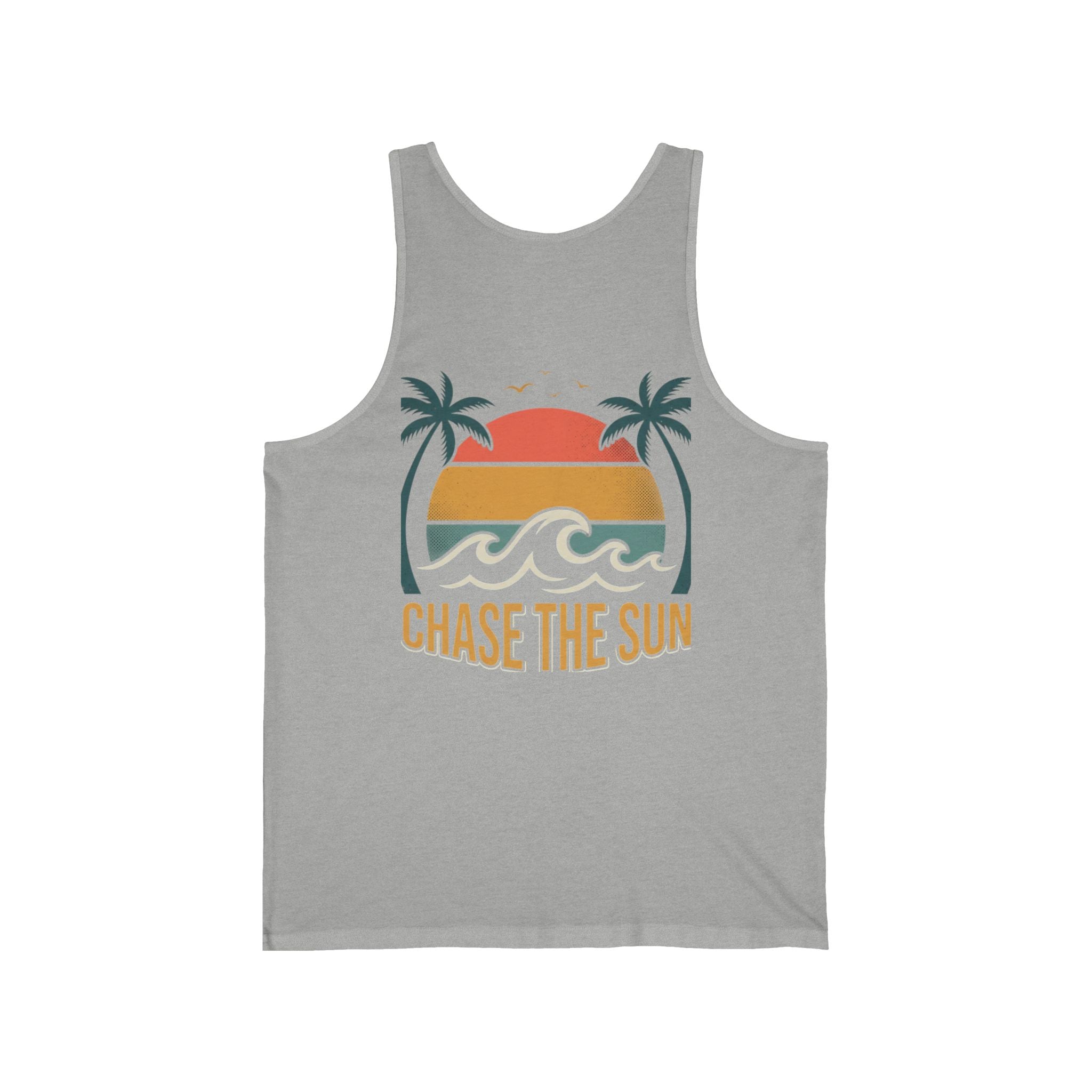 Endless Summer Tank Top — "Chase the Sun" Vintage Surf Graphic