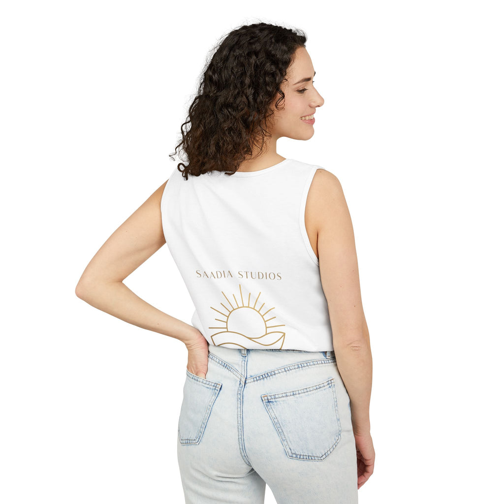 Summer State of Mind Tank Top – 'Good Vibes Only' Beach Graphic