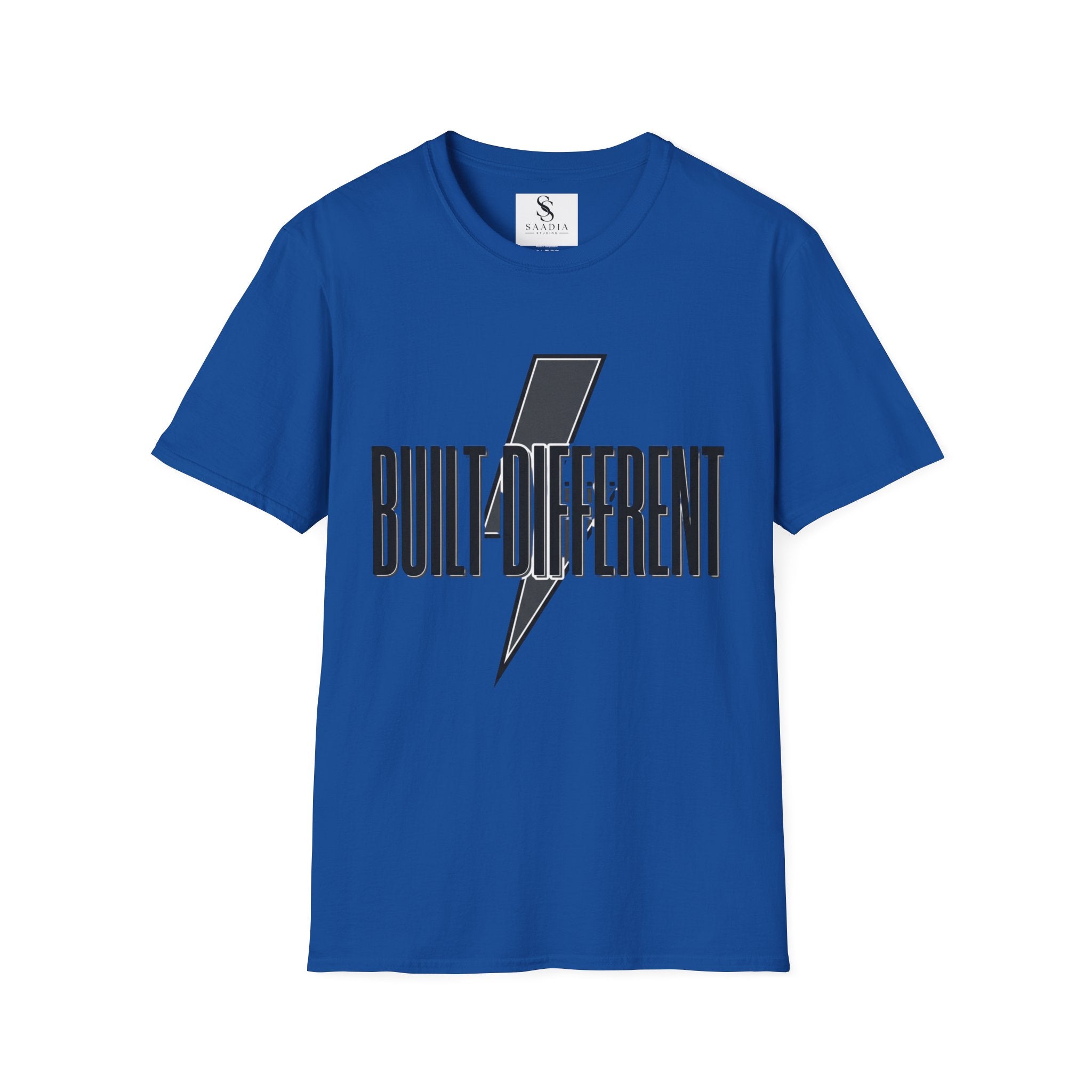 Built Different Lightning Bolt T‑Shirt — Inspirational Graphic Tee