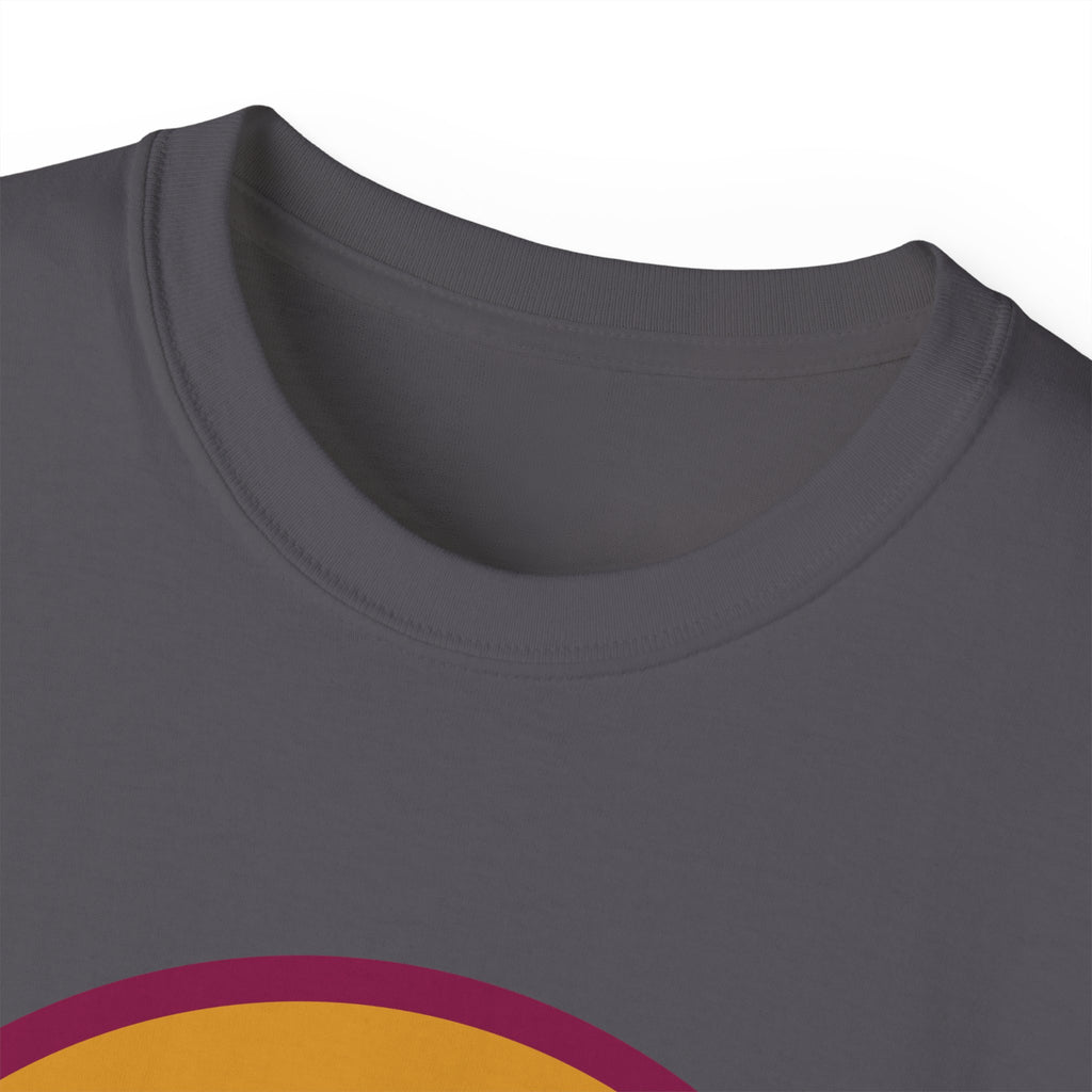 T-Shirt — Retro Palm Sunset Surf Tee ("Salt Air, Soft Hearts")