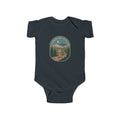 Bear Patch Baby Bodysuit — Cute Woodland Infant One-Piece