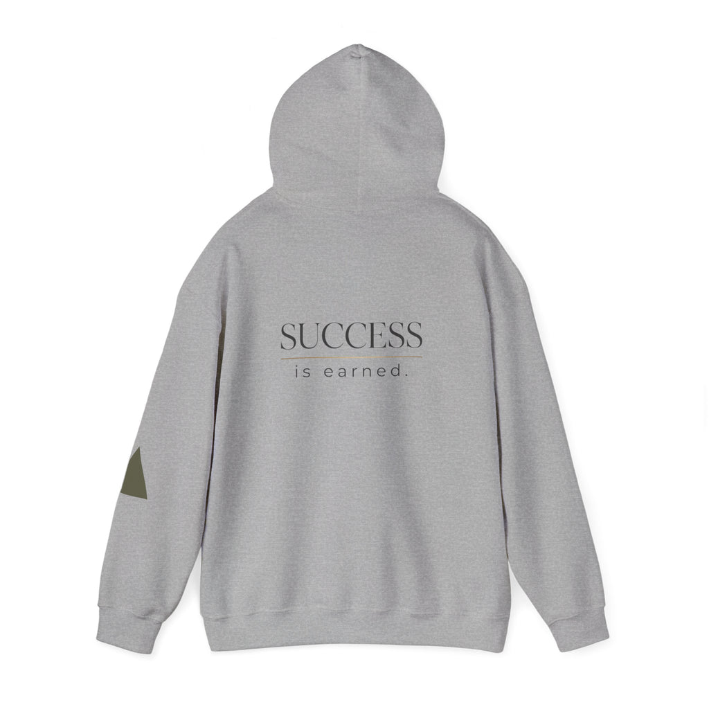 Built Different Hoodie — "Success Is Earned" Motivational Pullover