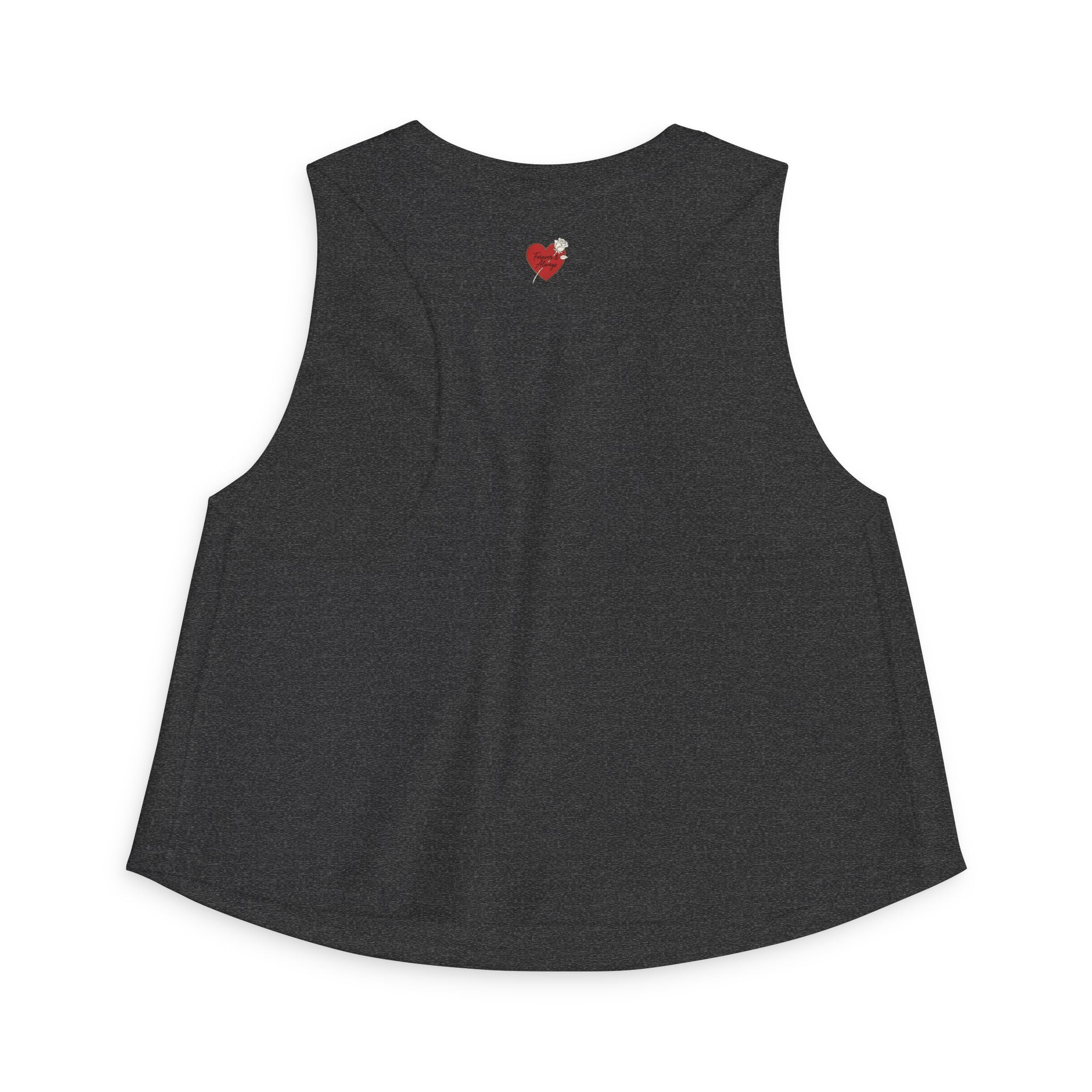 Heart Sunset Crop Top — Retro Beach Love Tank