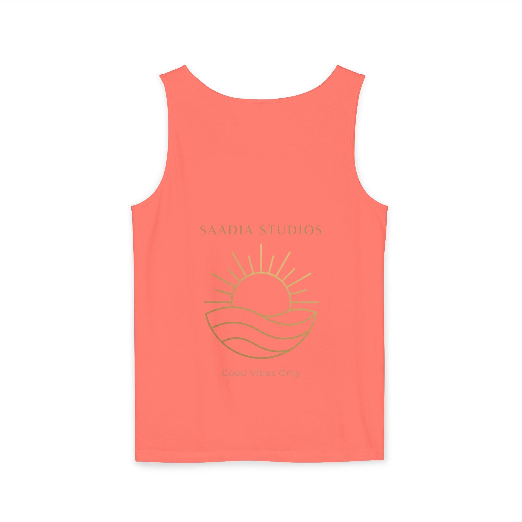 Summer State of Mind Tank Top – 'Good Vibes Only' Beach Graphic