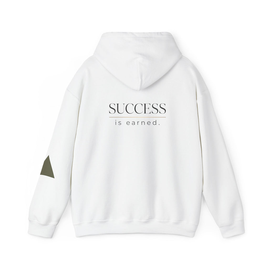 Built Different Hoodie — "Success Is Earned" Motivational Pullover