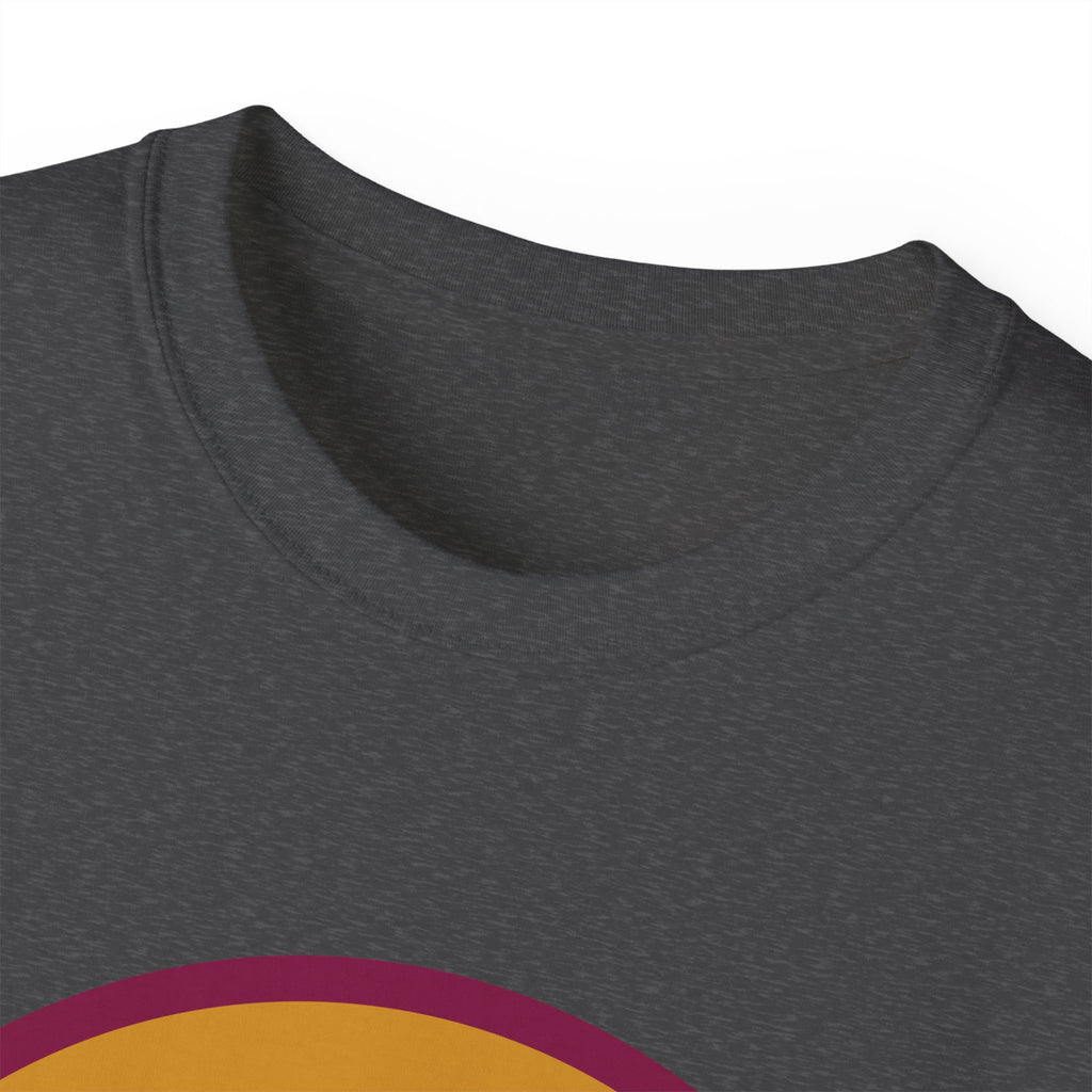 T-Shirt — Retro Palm Sunset Surf Tee ("Salt Air, Soft Hearts")