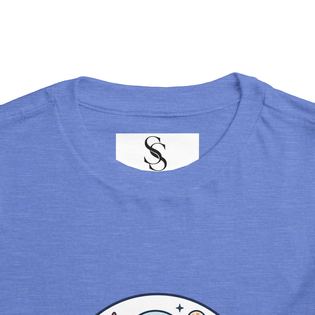 Toddler Tee — 'Dream Big Explore More' Space Bear Rocket Shirt