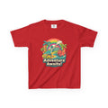 Kids Tee — "Adventure Awaits!" Dino Beach Graphic